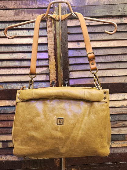 Hawes Light Umber Leather Bag