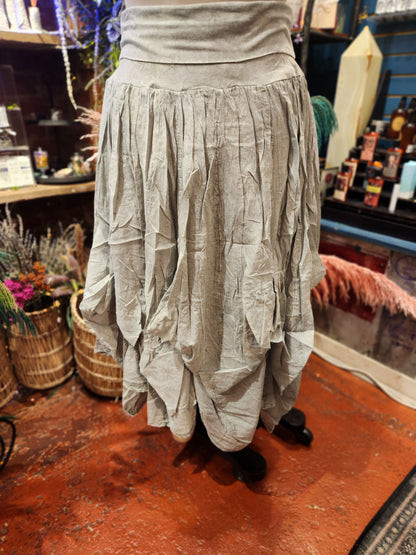 Sage Bubble Skirt