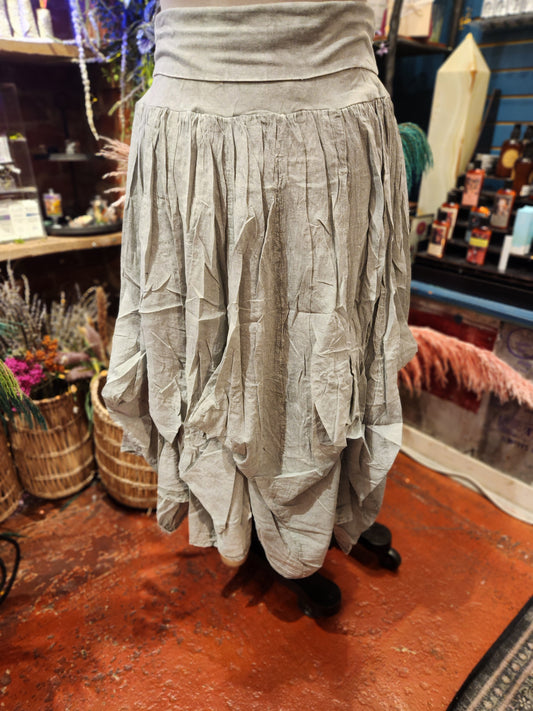 Sage Bubble Skirt