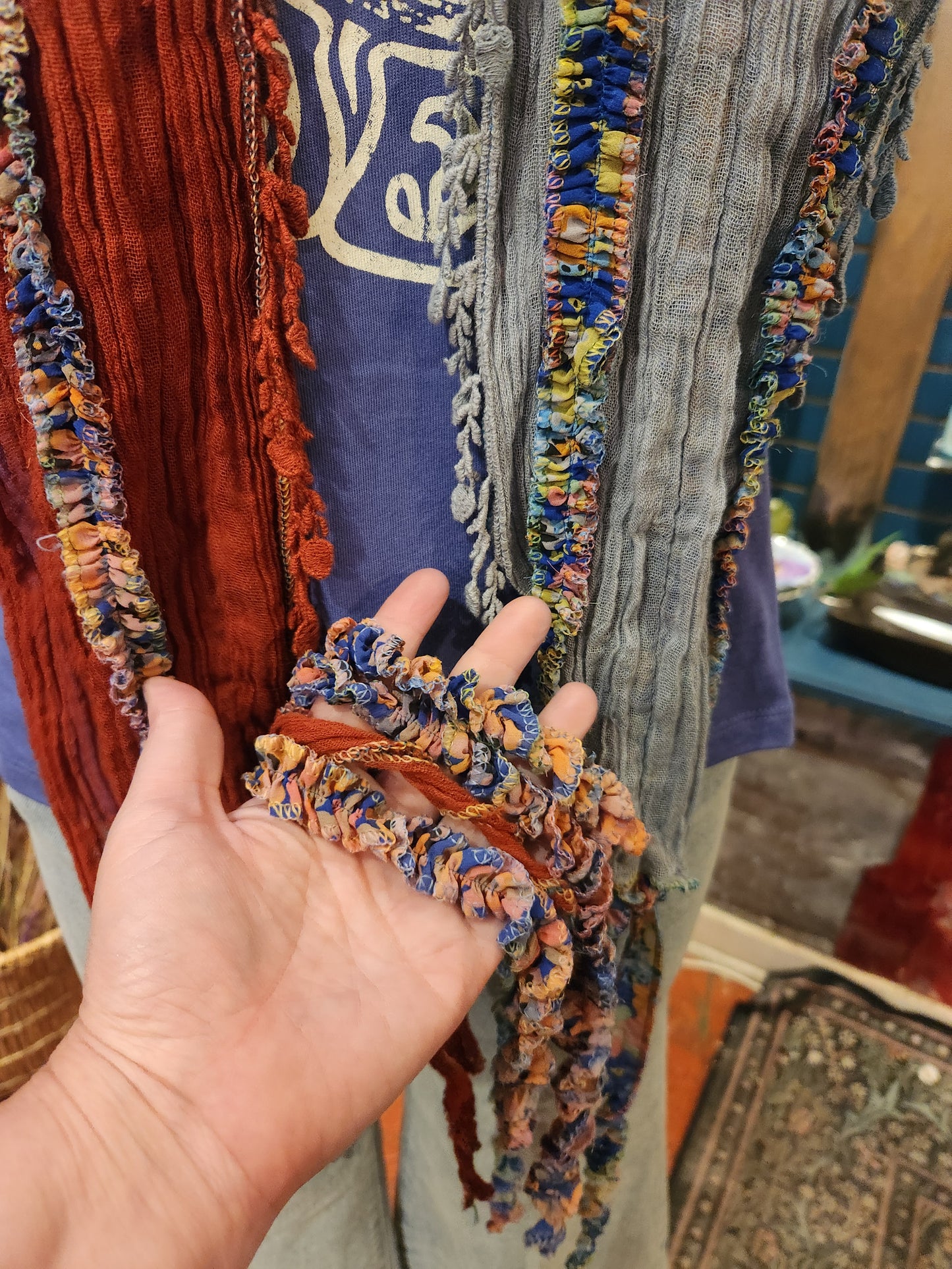 Fringe Scarf - OOAK #1