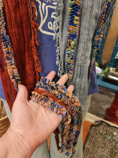 Fringe Scarf - OOAK #1