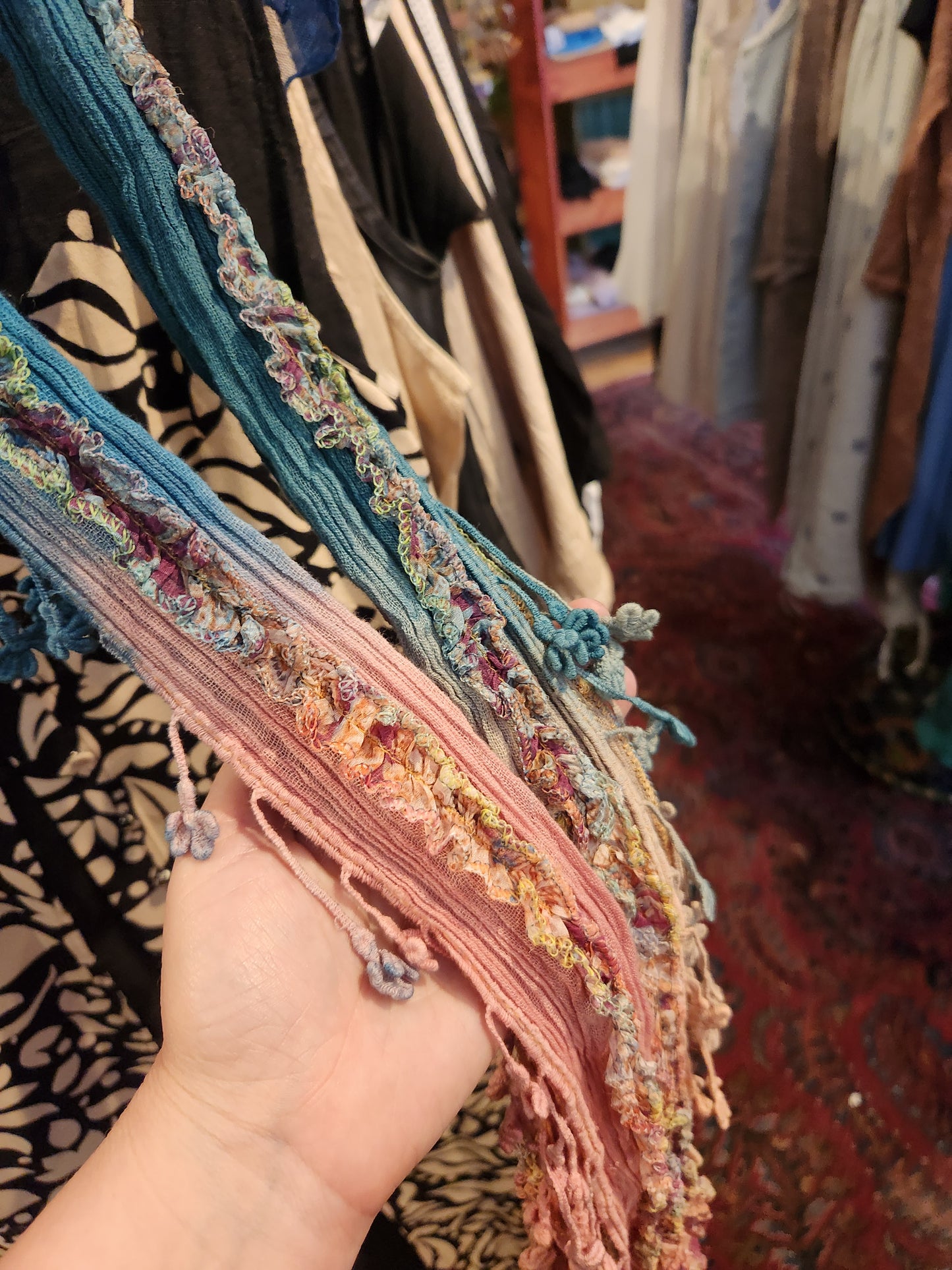 Fringe Scarf - OOAK #18