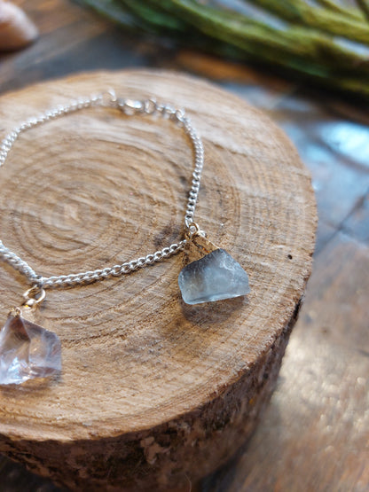 Three Quartz Crystal Bracelet *IV96