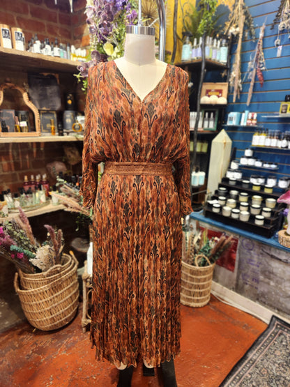 Circe Dress - Rust