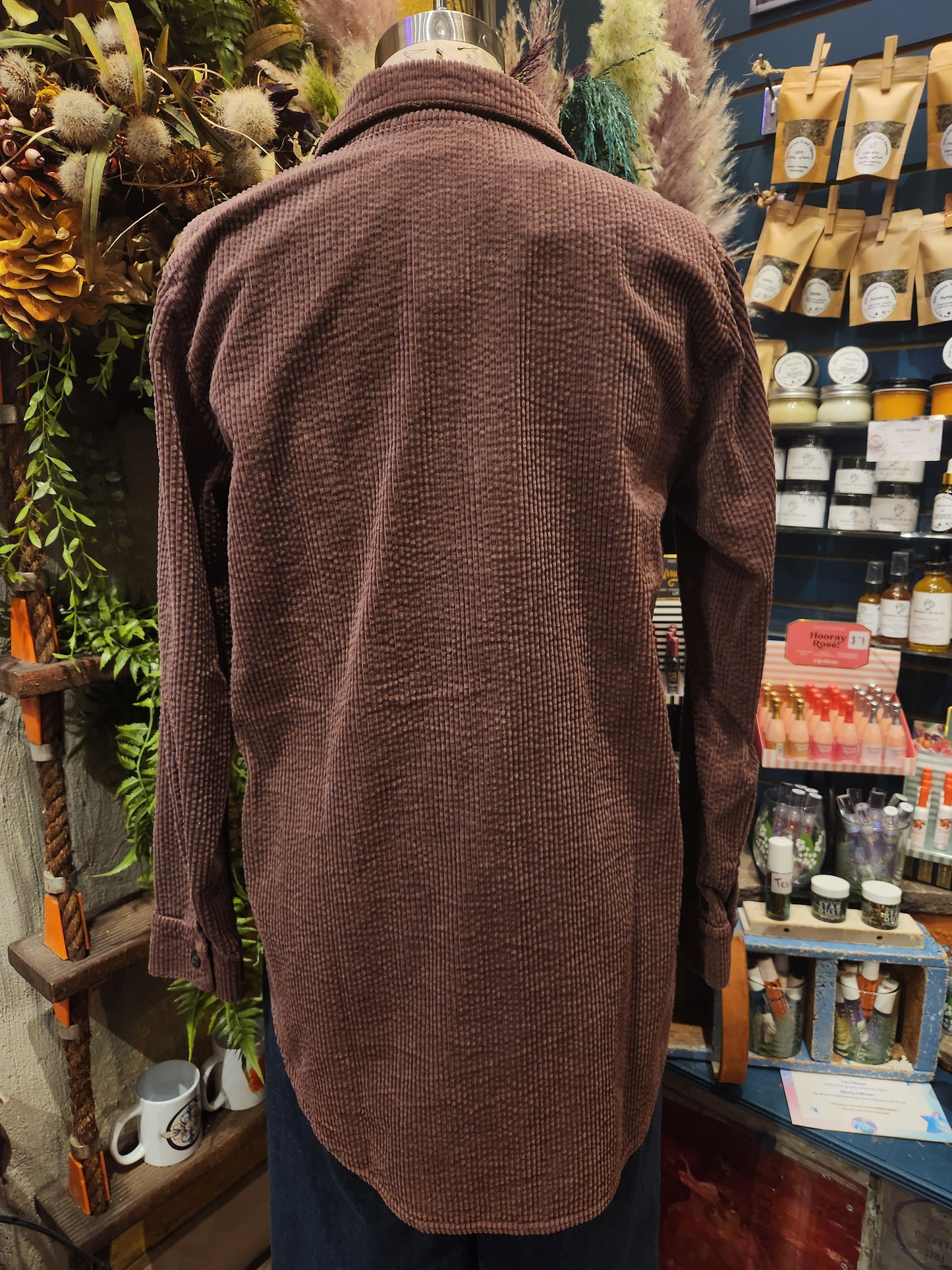 Aline Lux Cord Shirt - Cola