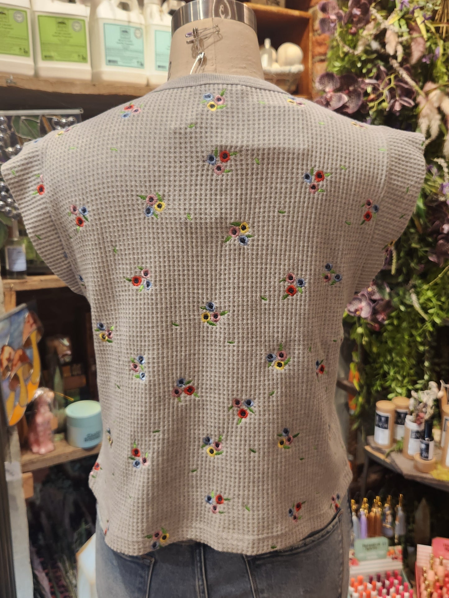 Waffle Thermal Frankee Tee