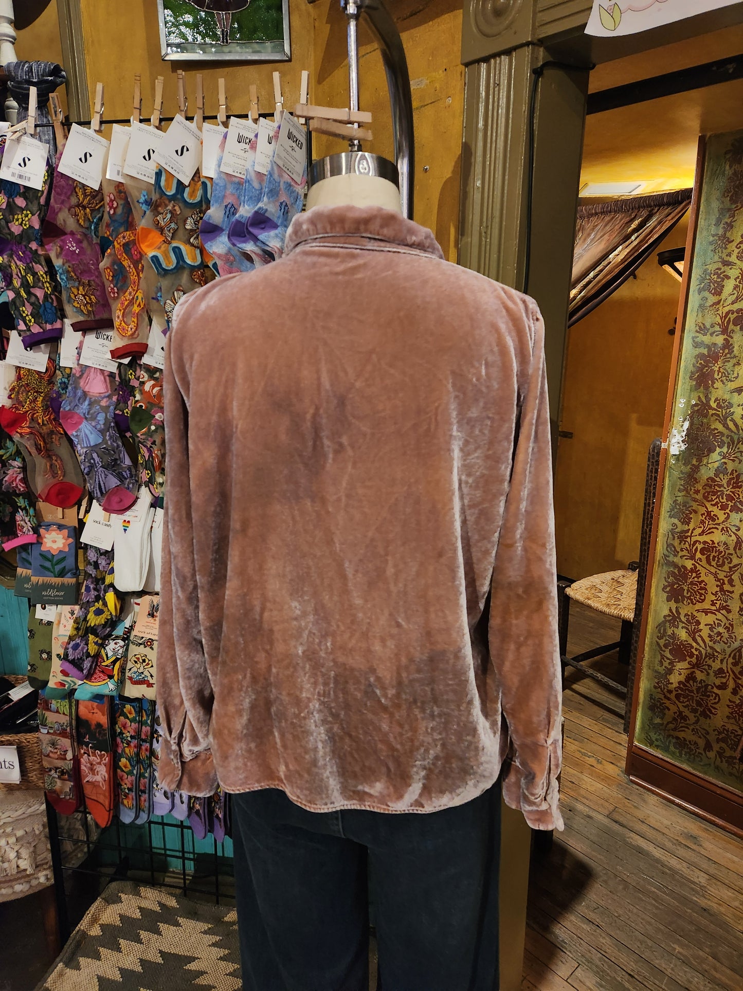 Hand Dyed 'Cutloose' Button Down Top