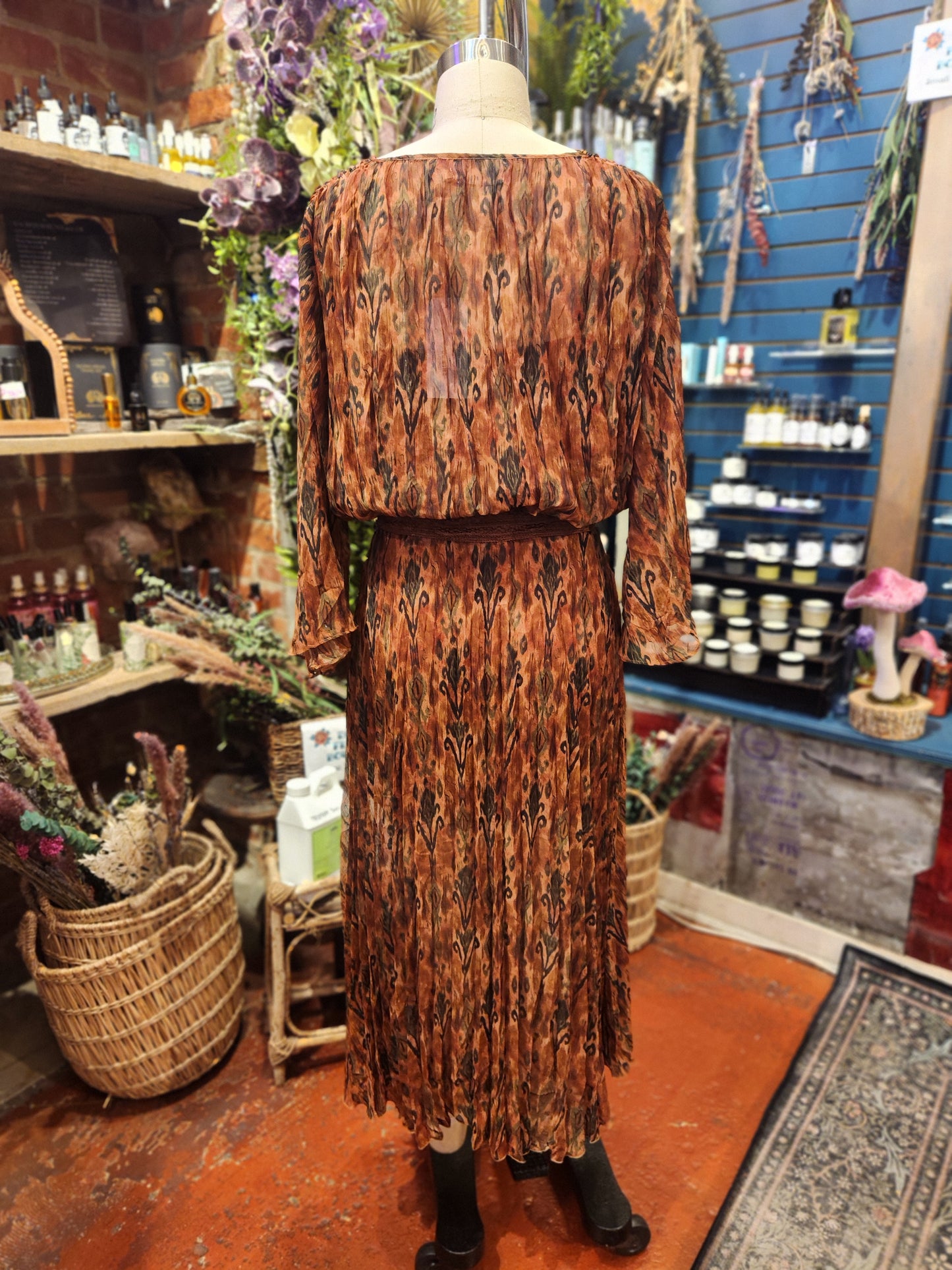 Circe Dress - Rust