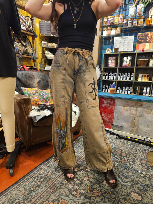 Lord of the Rings Free People Curvy Outlaw Jeans - Joey McDaniel*