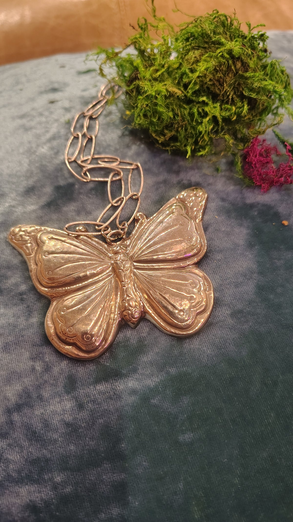 Silver Butterfly Necklace