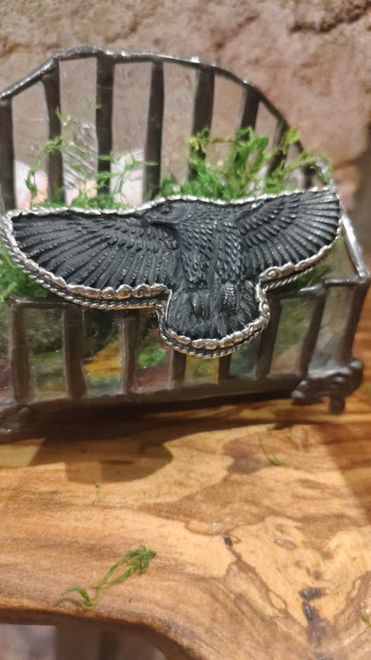 Onyx Eagle Ring