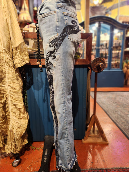 Circus Cats Free People Flare Jean - Vaylmith