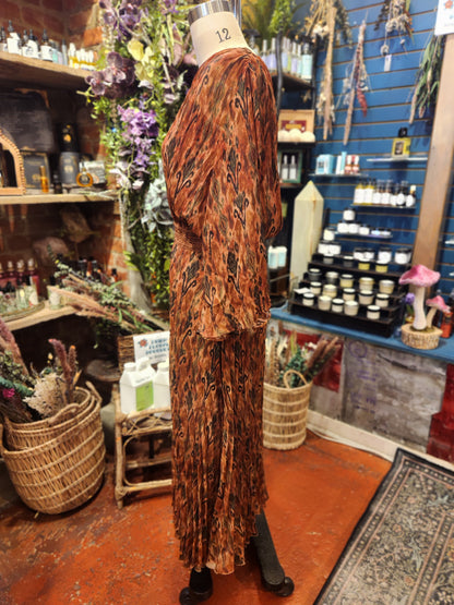 Circe Dress - Rust