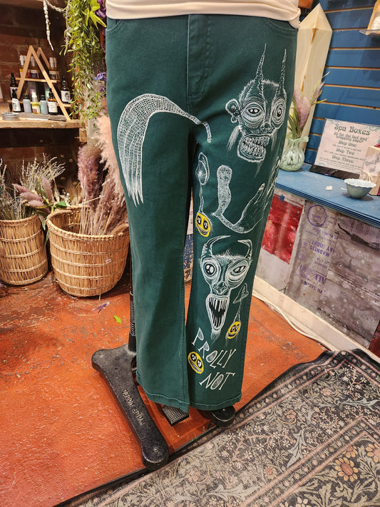 Traumatism Art Prolly Not Wide Leg Jean