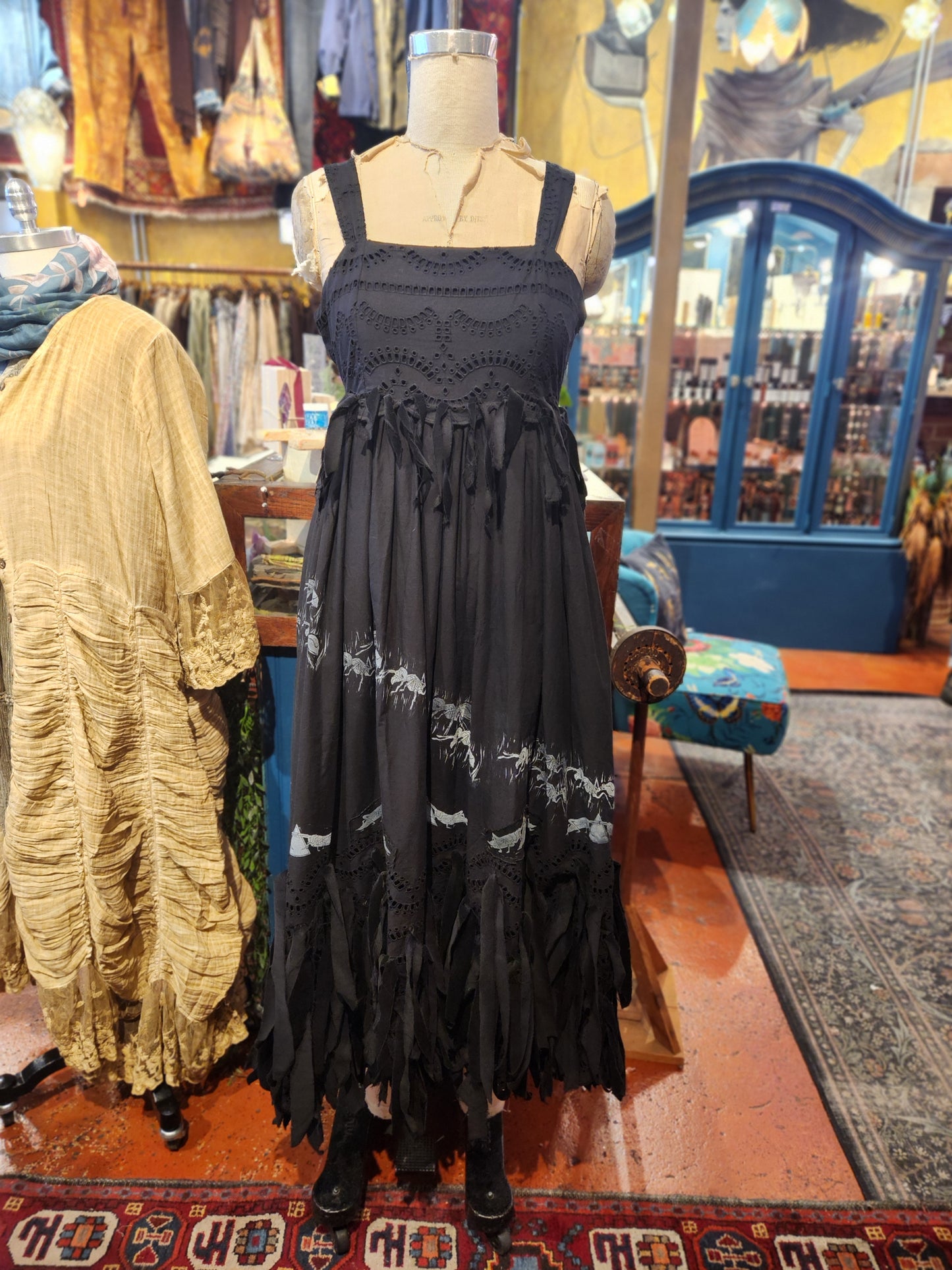Insect Invasion Saltwater Luxe Dress - Tristessa Motley*