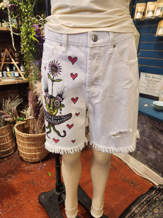 Traumatism Art Bizarre Bunny Shorts
