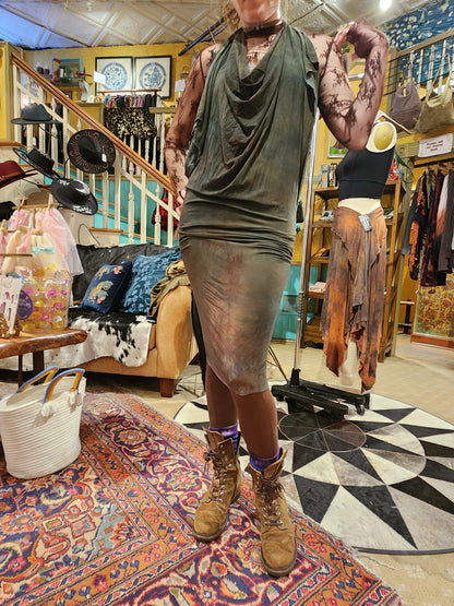 Athena Dress - Green #1