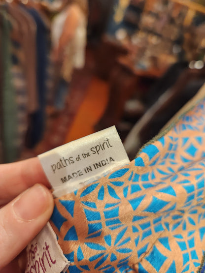 7 Panel Recycled Sari Scarves