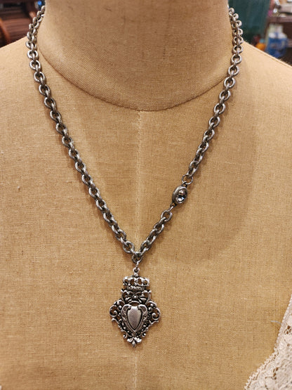 Queen of Hearts Vintage Reproduction - Sterling Plated