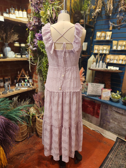 Grape Icee Crochet Dress