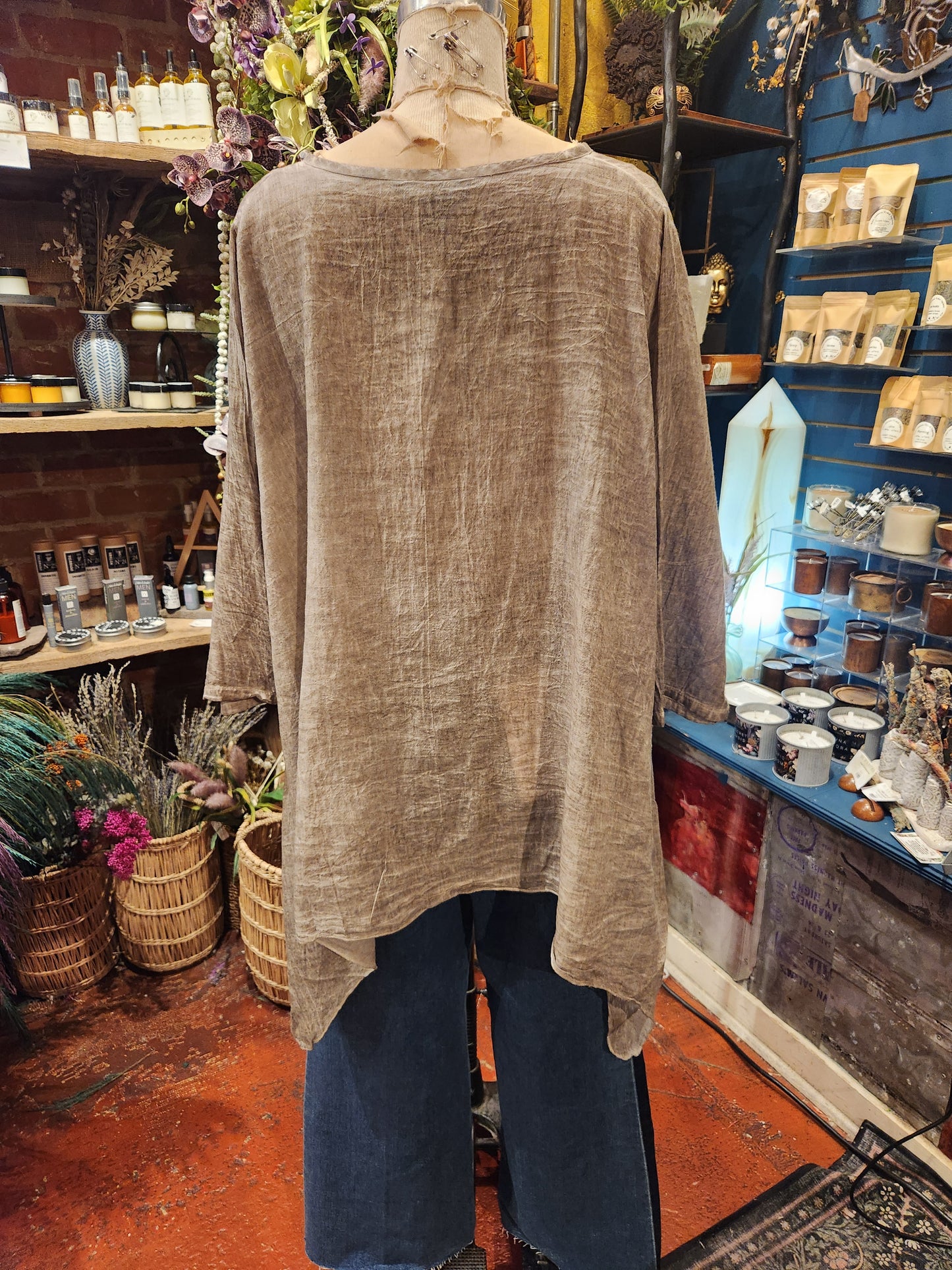 From The Earth- Drape Top ( multiple colors available )