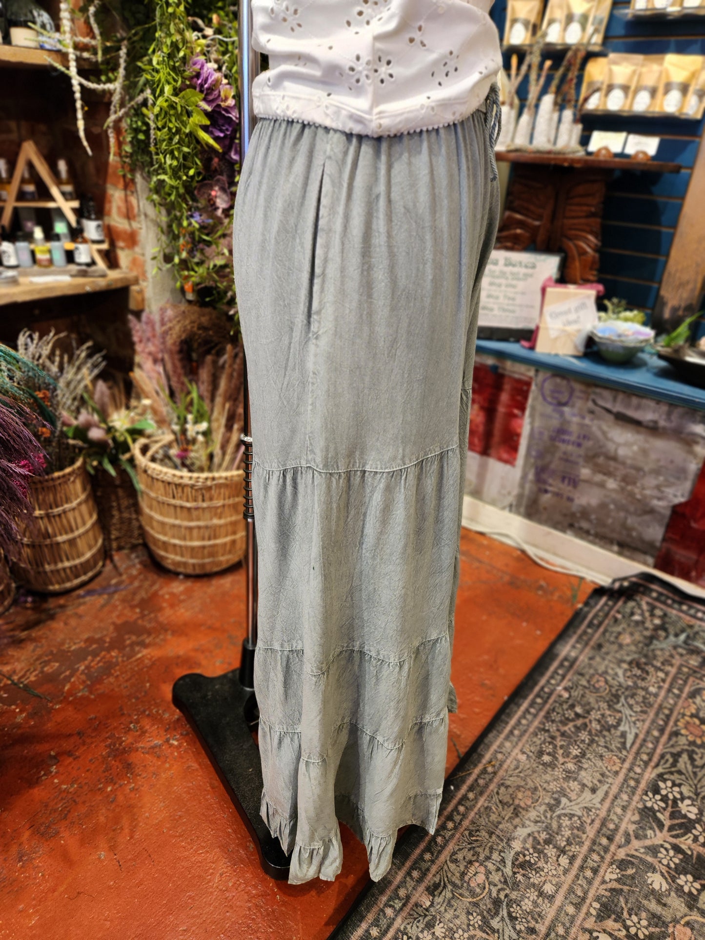 Bridge Over Water  Cotton Pant  ( multiple colors available )