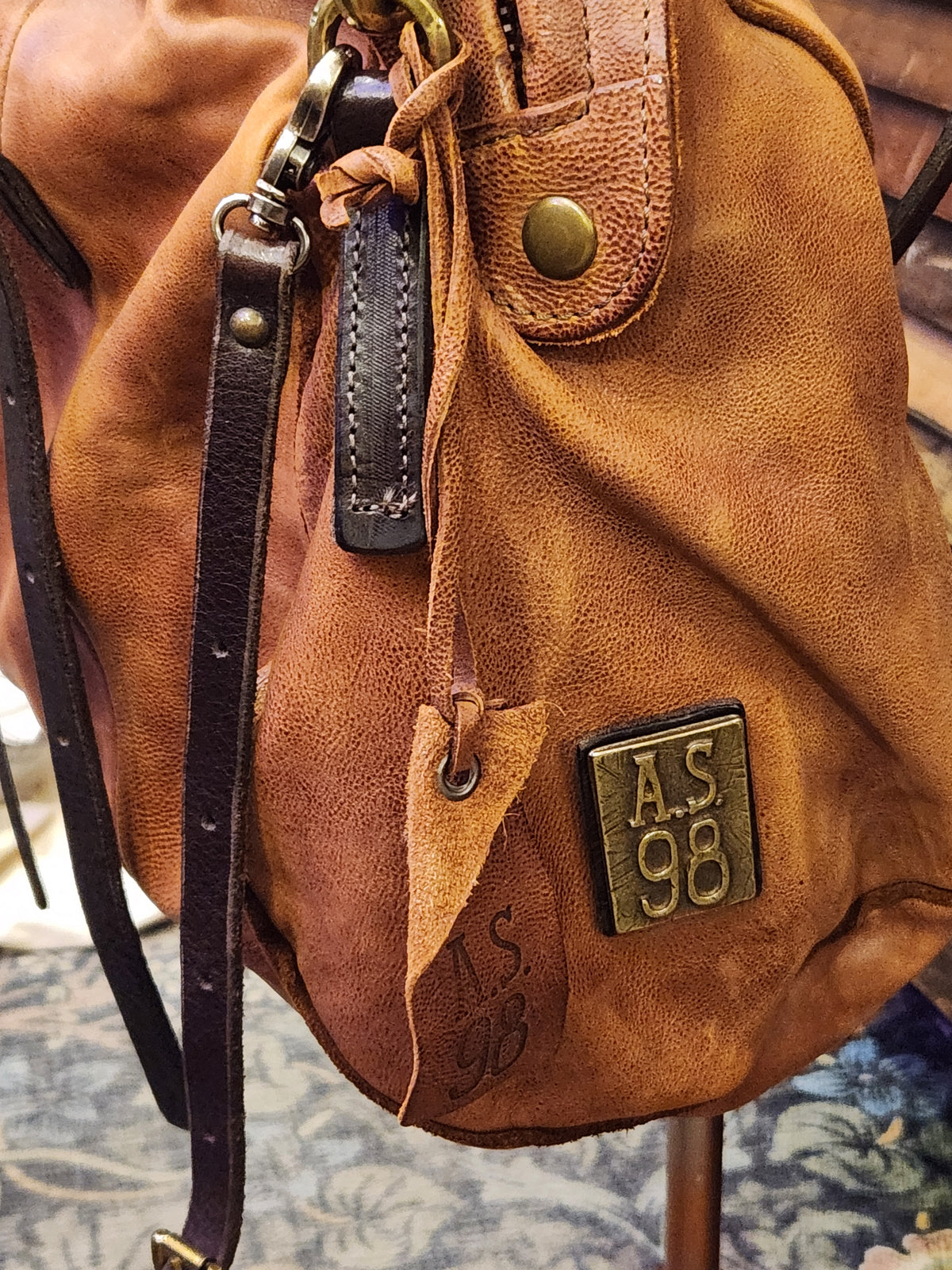 Hayle Whiskey Leather Bag