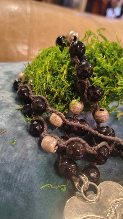 Onyx Heart Necklace