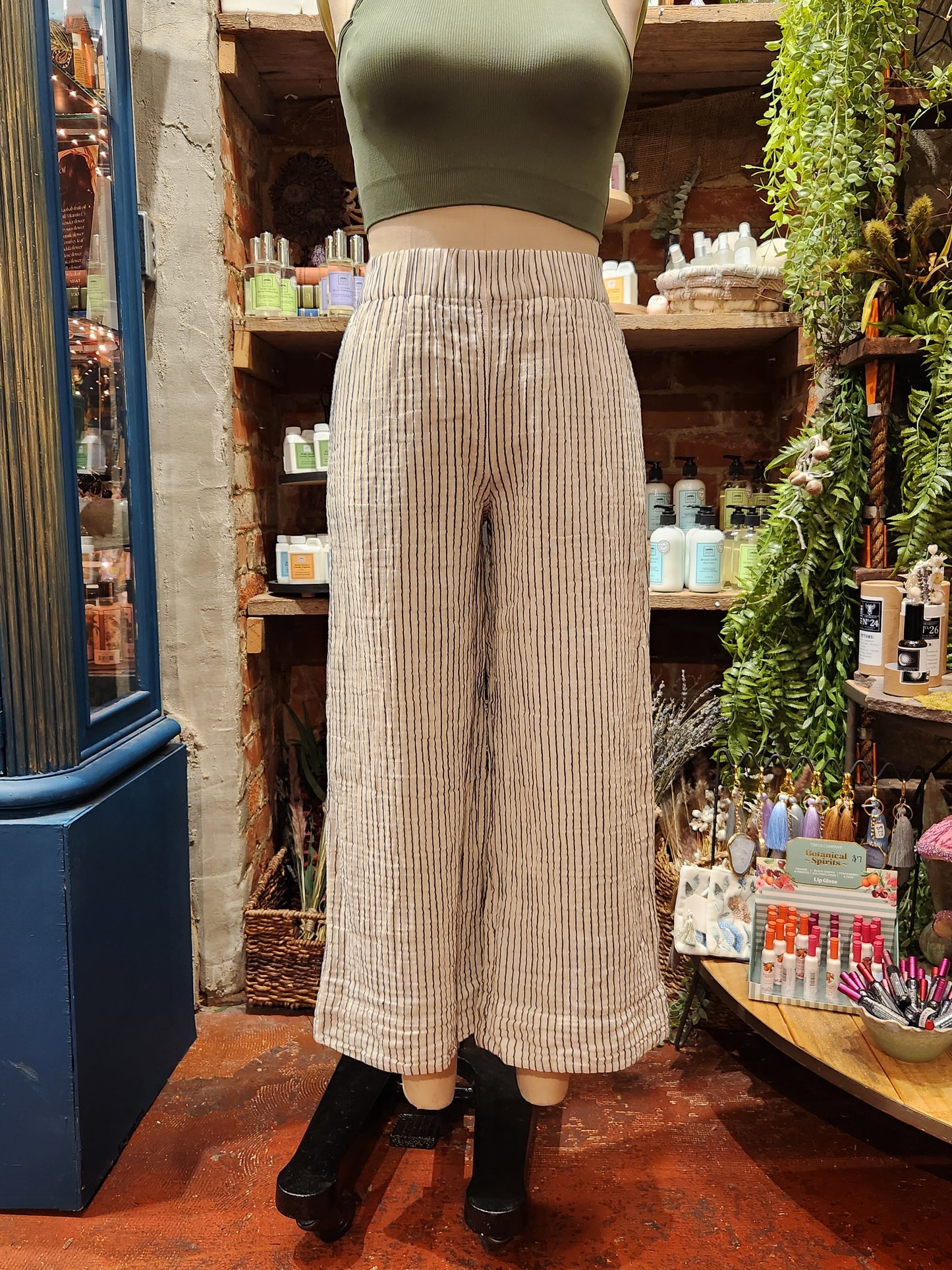 Yucca Crop Pant - Cream