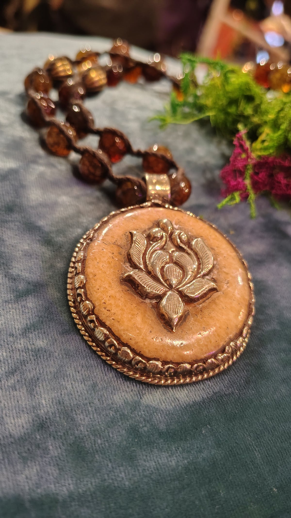 Brown Jade Necklace