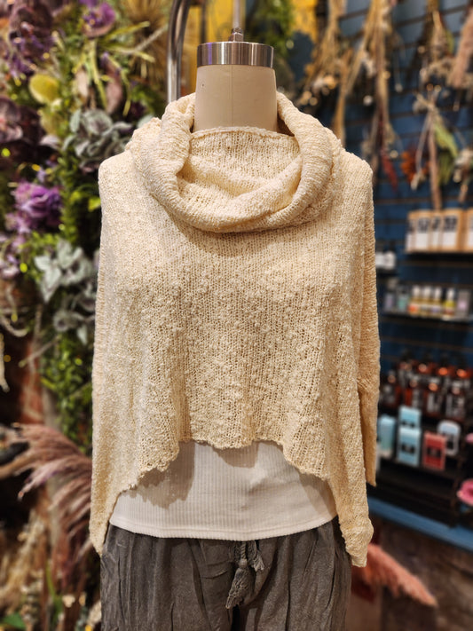 Ophelia Top Cowl Sweater ( One SIze)