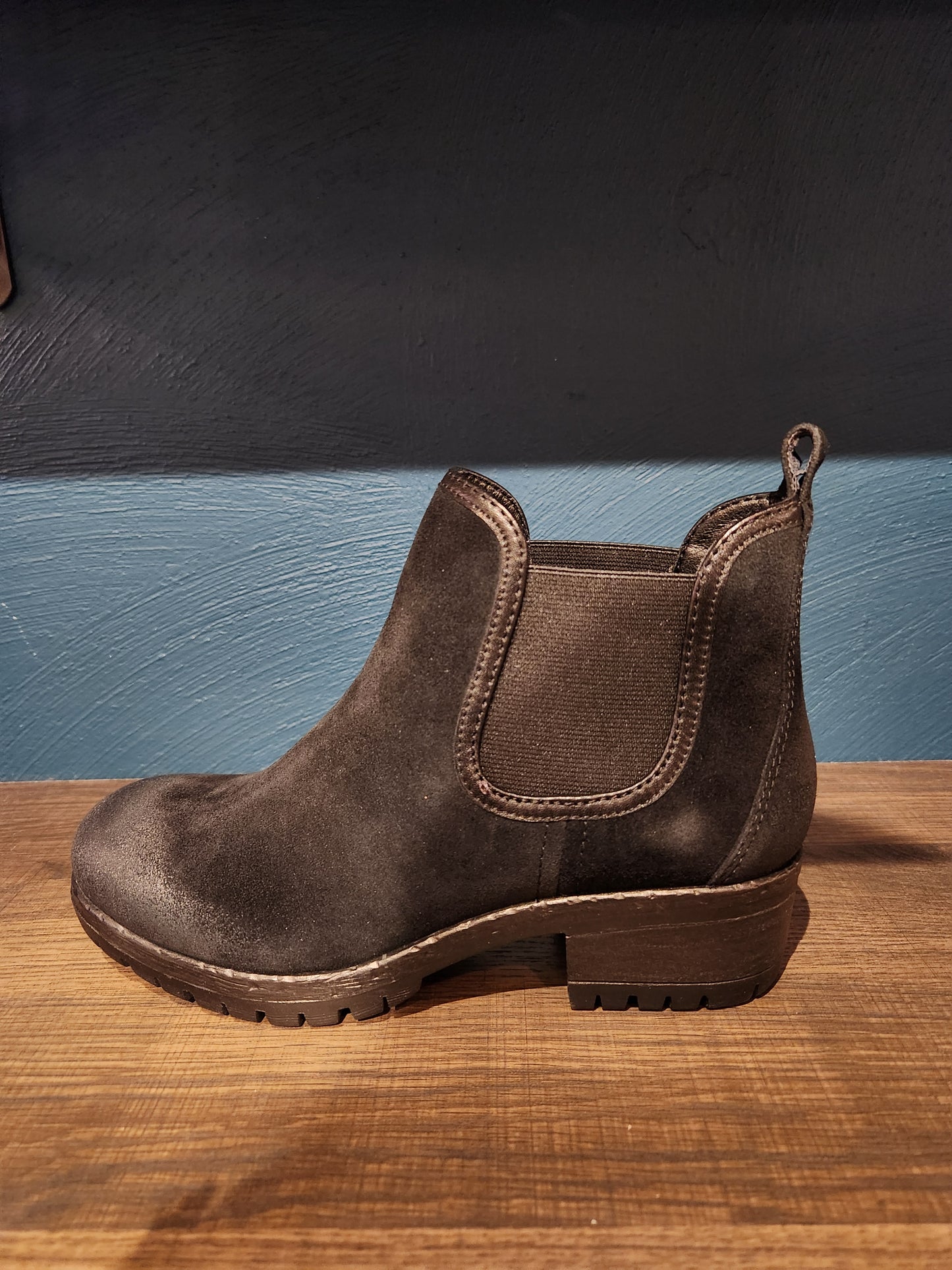 Cabot Boot - Black Suede