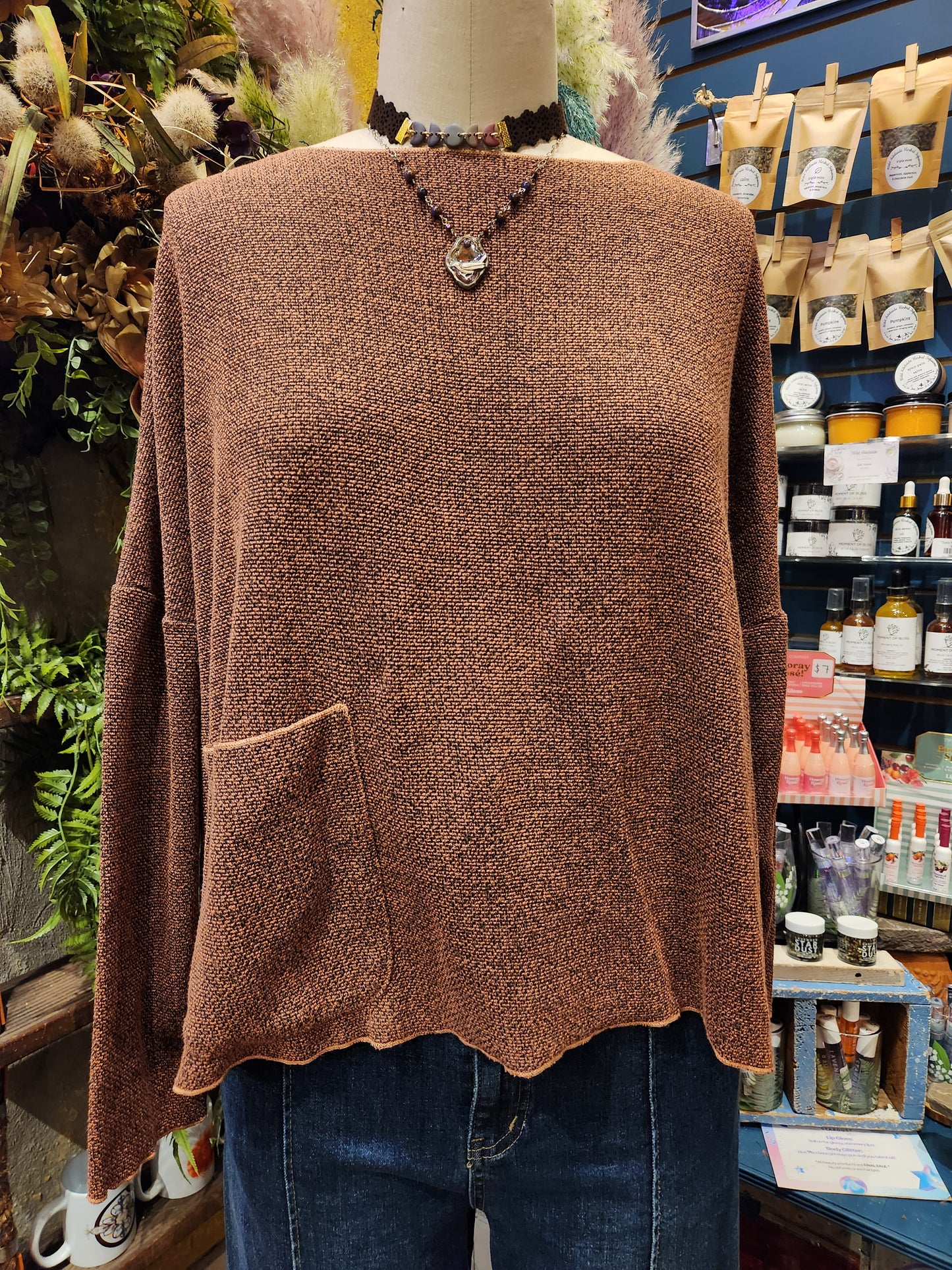 Pocket Pullover - Tandoori