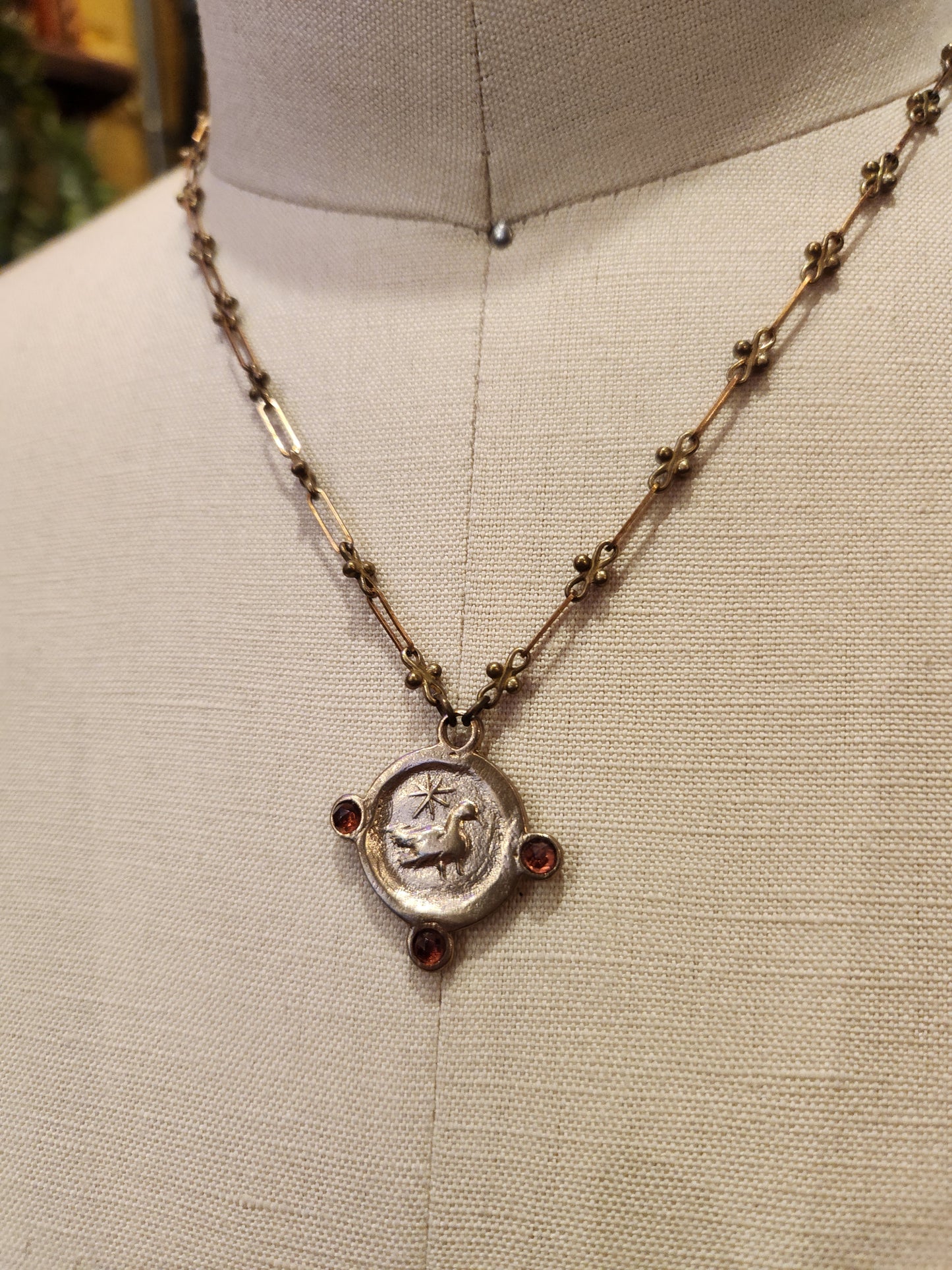 Avian Coin Necklace