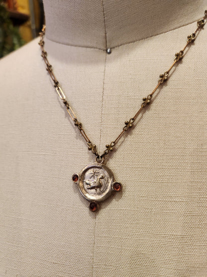 Avian Coin Necklace