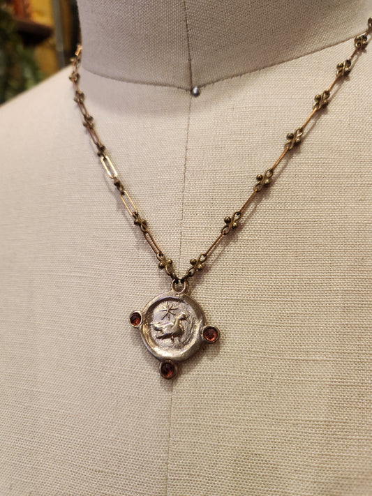 Avian Coin Necklace