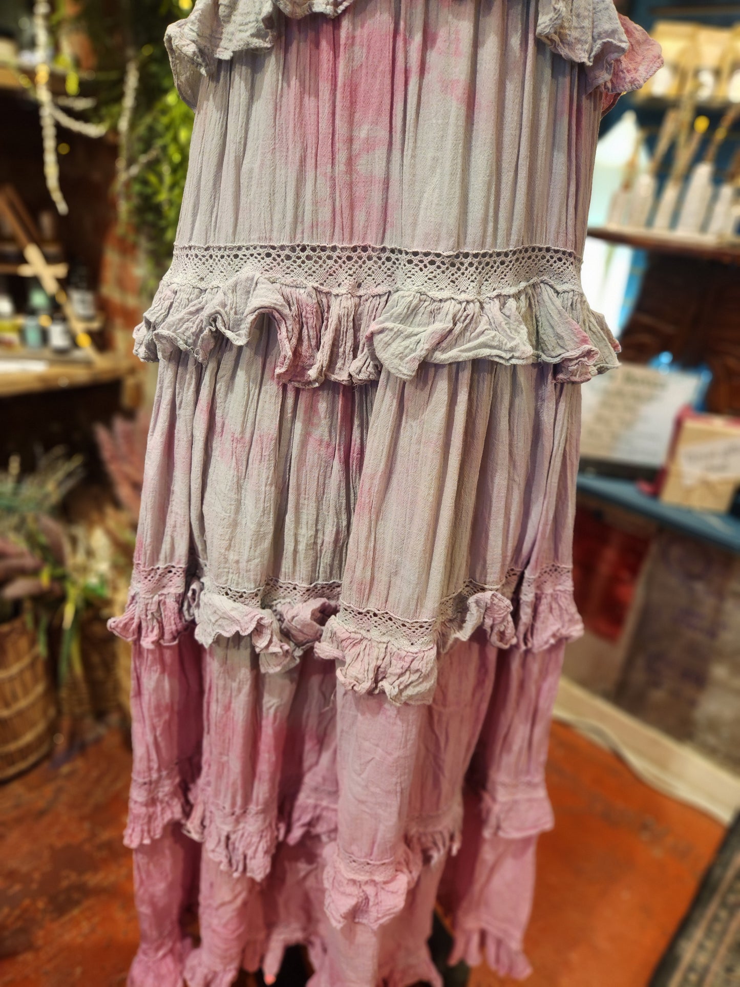 Cotton Candy Ruffle Dress