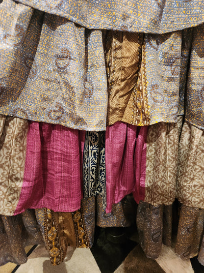 Rasgulla Sari Venus Ruffle Maxi 1125 - 119