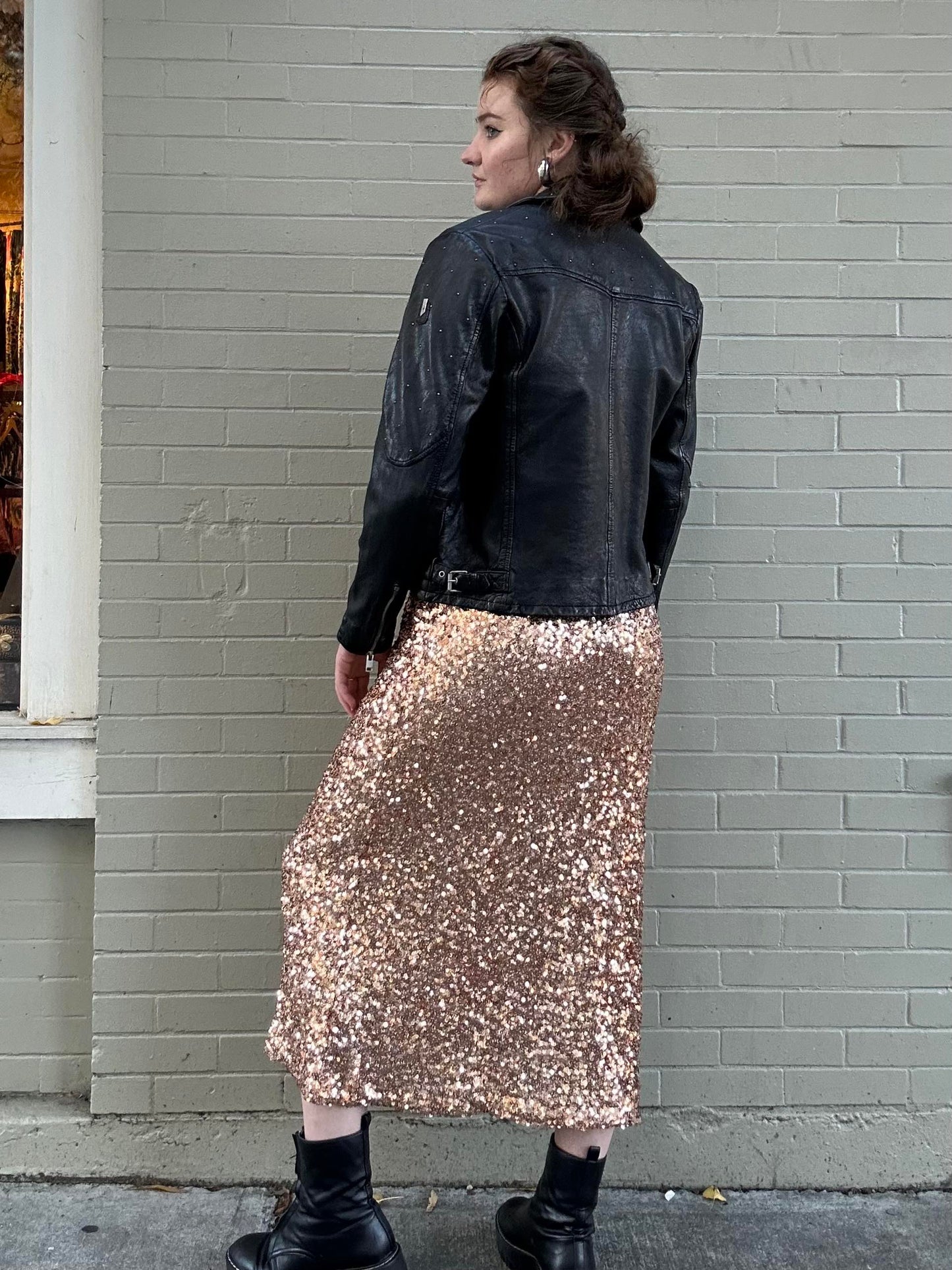 Multi Blush Gold Skirt