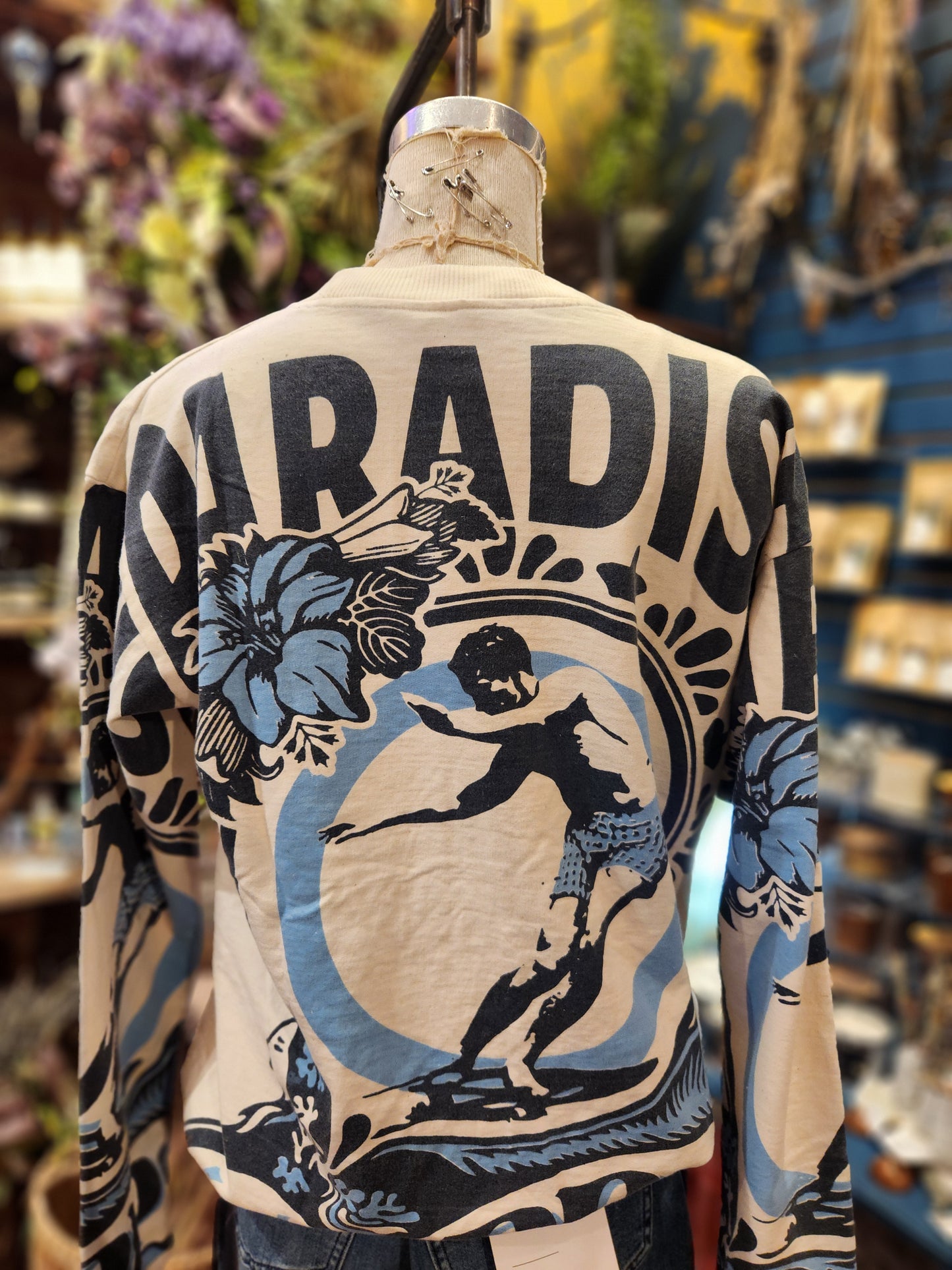 Vintage Print- Paradise Tripper Sweatshirt