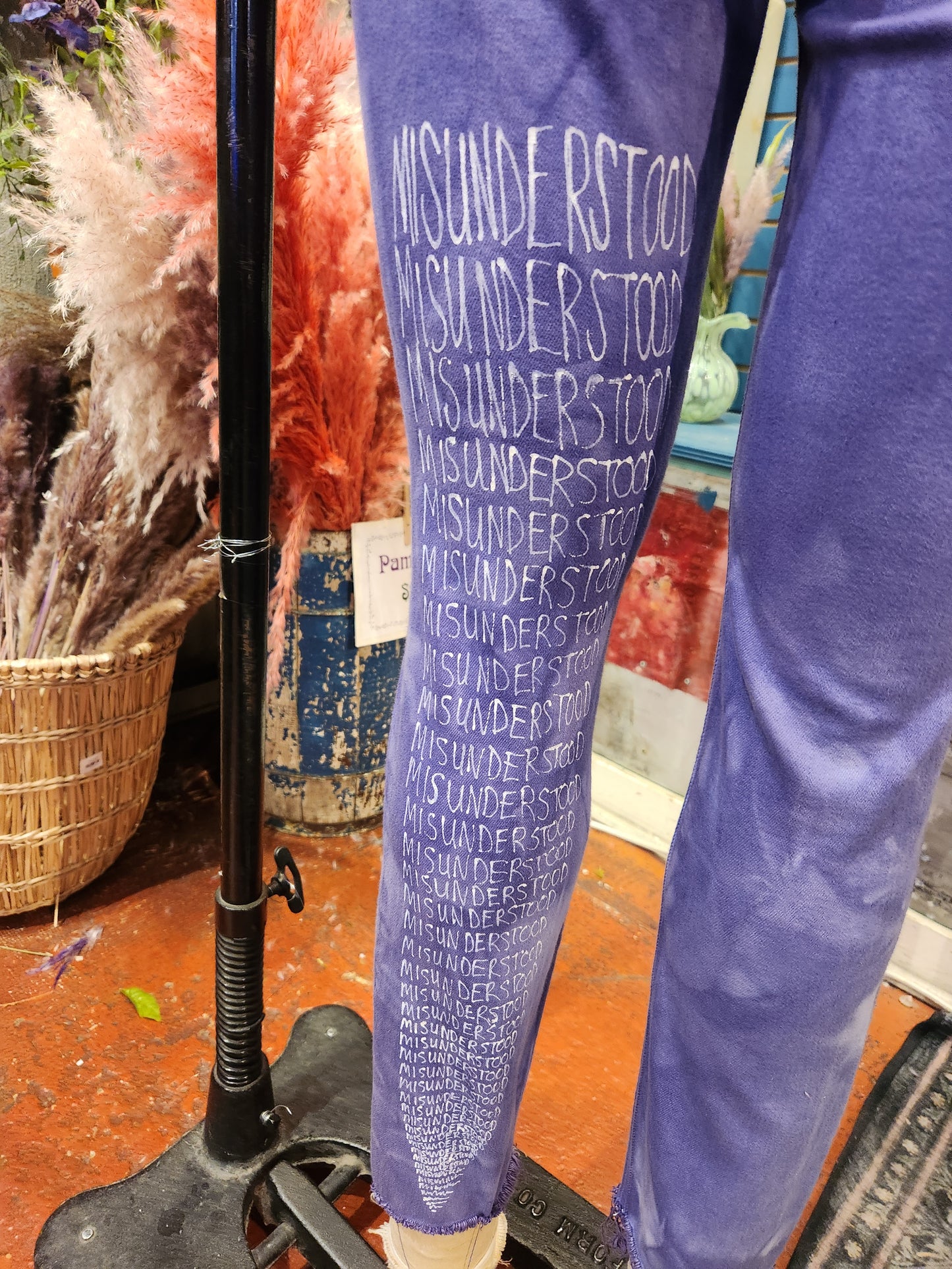 Traumatism Art Purple Grin Skinny Jean