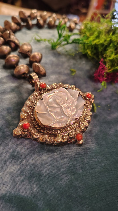 Lotus Pearl Necklace