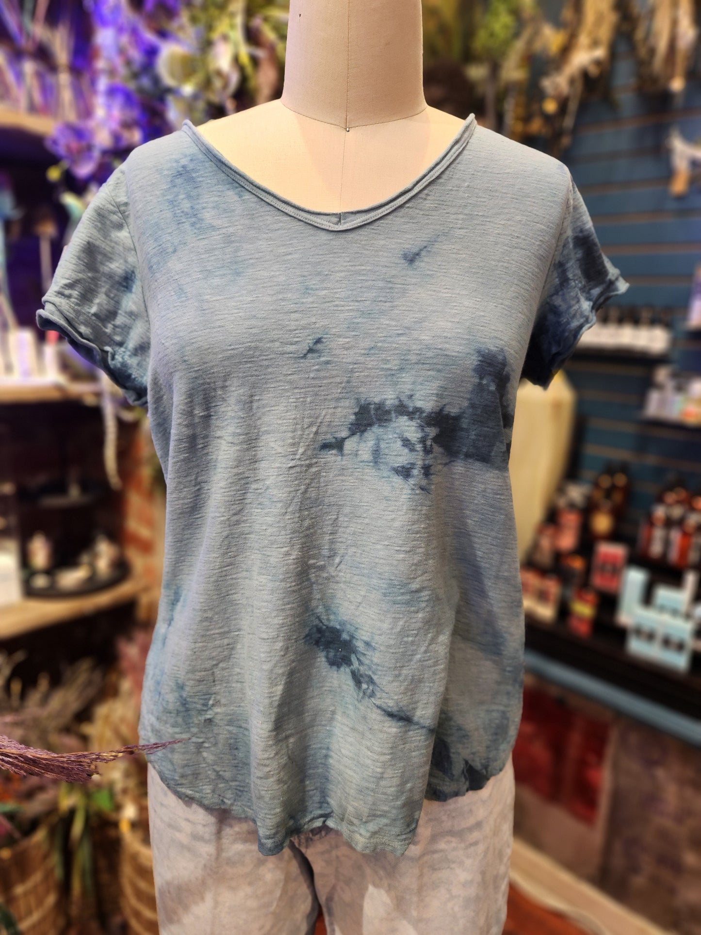 Marble Dreams Raw Edge Tee