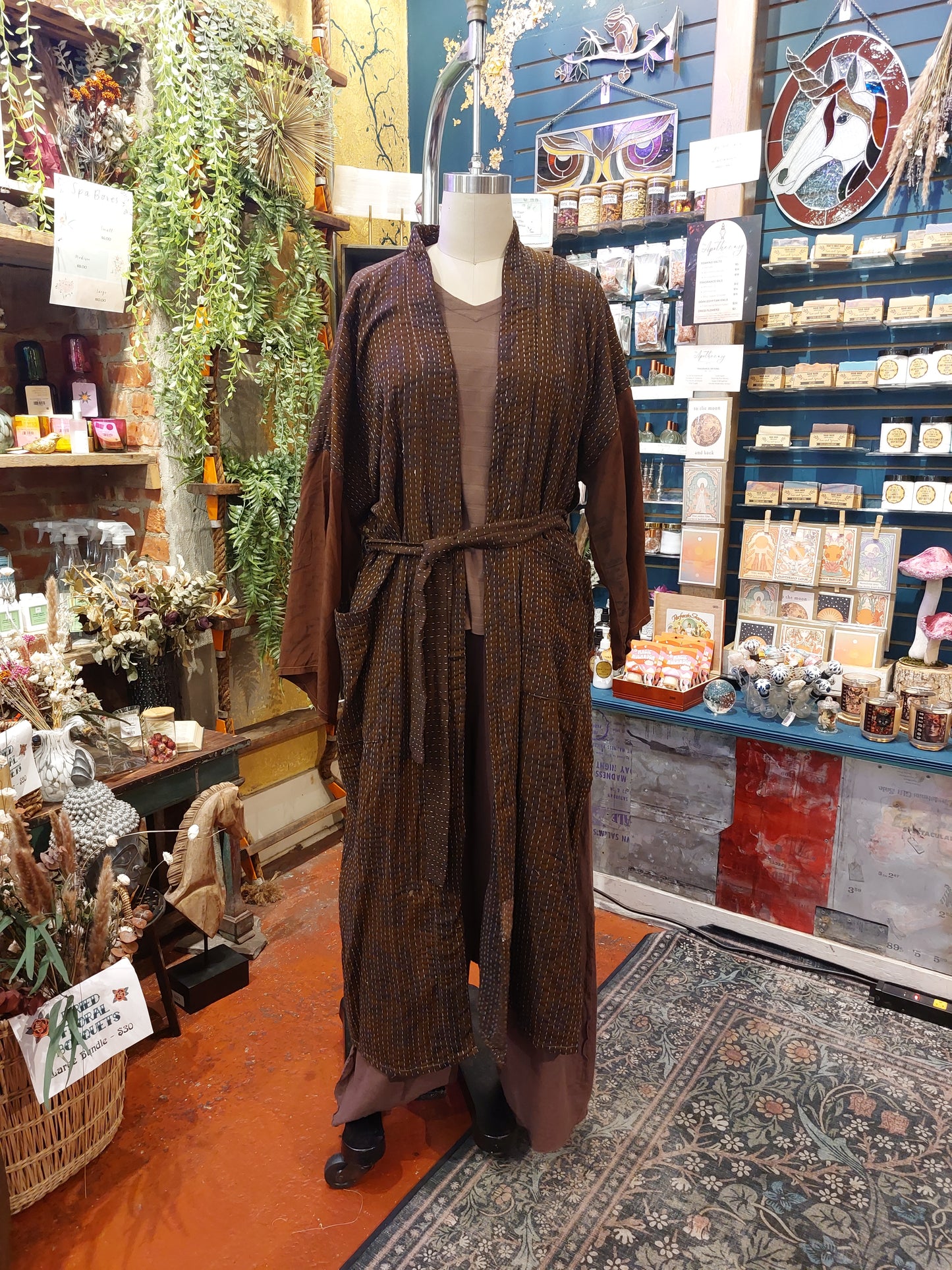 Majestic Caramel Over dye Kimono 1124 121