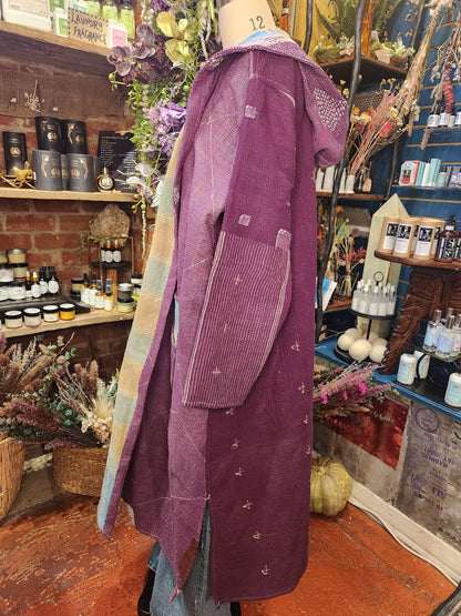 Fine Kantha Rising Sun Coat 1125 212
