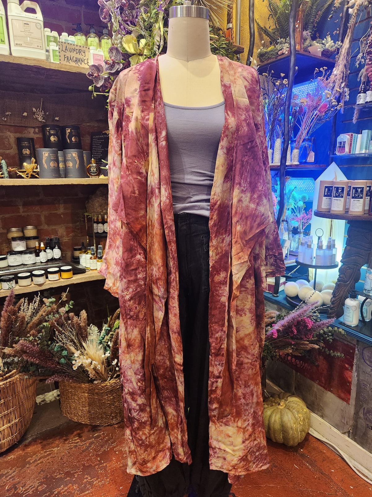 Crepe Sari Spellbound Kimono 0926 013