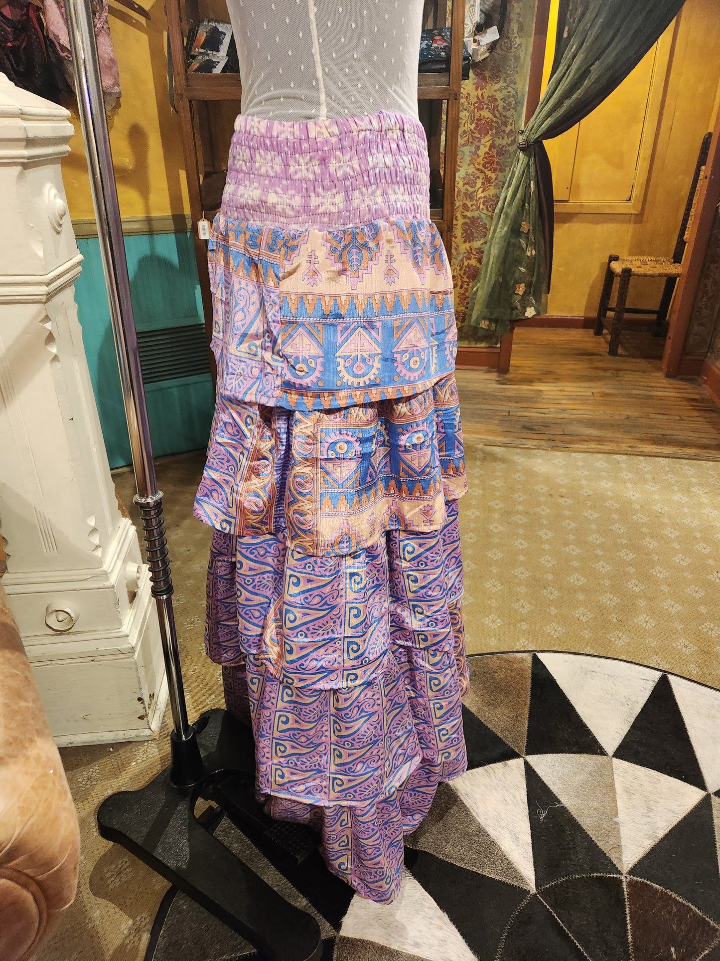 Rasgulla Sari Venus Ruffle Maxi 1125 - 213