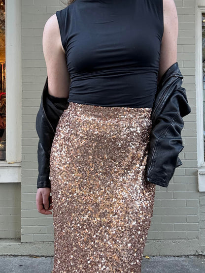 Multi Blush Gold Skirt