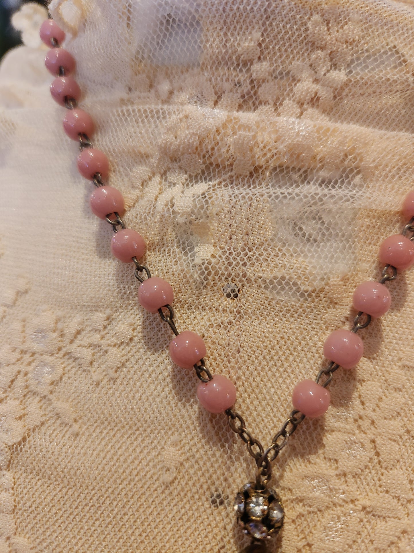Girl and Antler Necklace