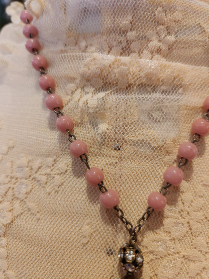 Girl and Antler Necklace